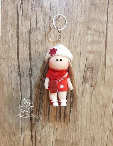 عروسک جاسوئیچی ۱۰سانتی گلدار