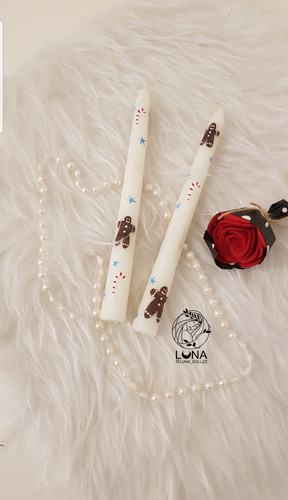 شمع طراحی مدل کریسمس